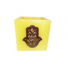 Natural handmade FATIMA design candle